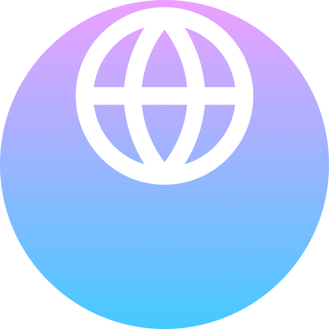Globe icon for Ecommerce logo