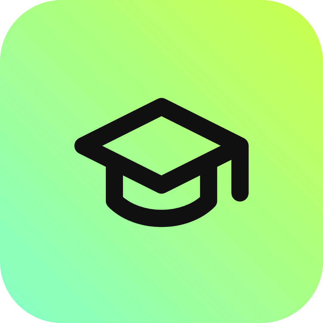 Graduation Cap icon for Website logo