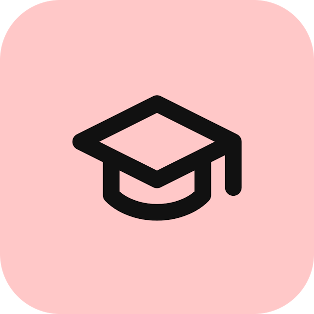 Graduation Cap icon for SaaS logo