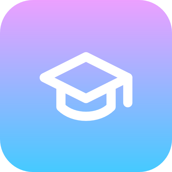 Graduation Cap icon for Website logo