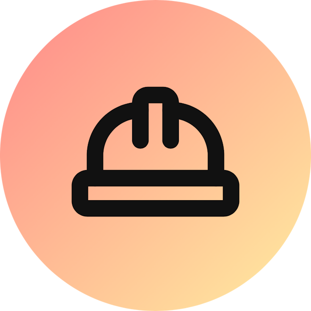 Hard Hat icon for Podcast logo