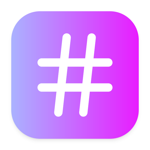 Hash icon for SaaS logo