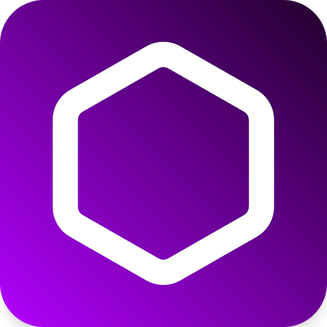 Hexagon icon for SaaS logo