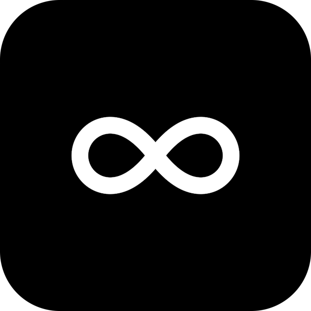 Infinity icon for SaaS logo