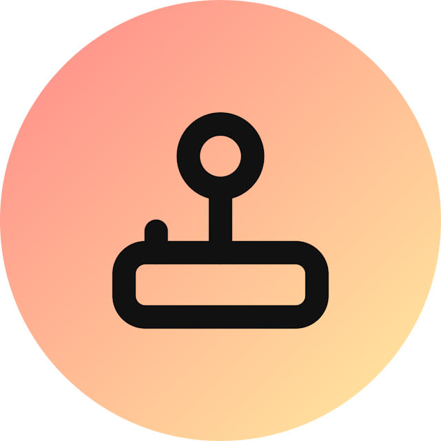 Joystick icon for Cafe logo