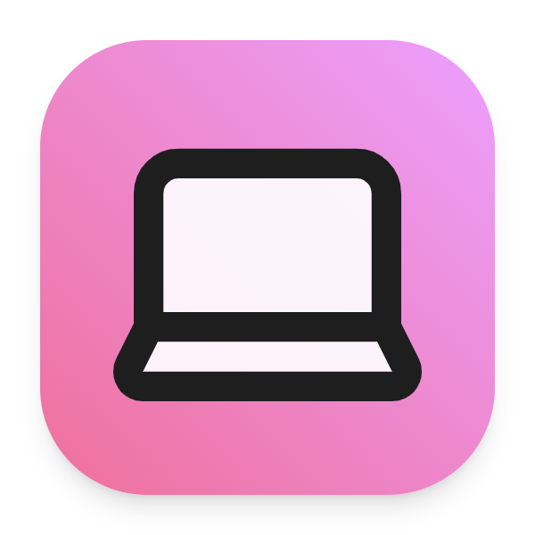 Laptop icon for Blog logo