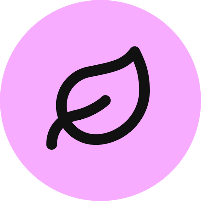 Leaf icon for SaaS logo