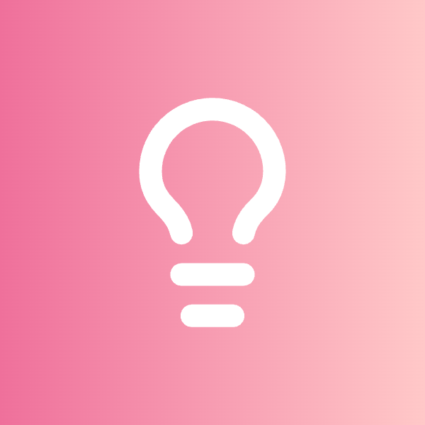 Lightbulb icon for Website logo
