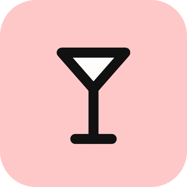 Martini icon for Restaurant logo