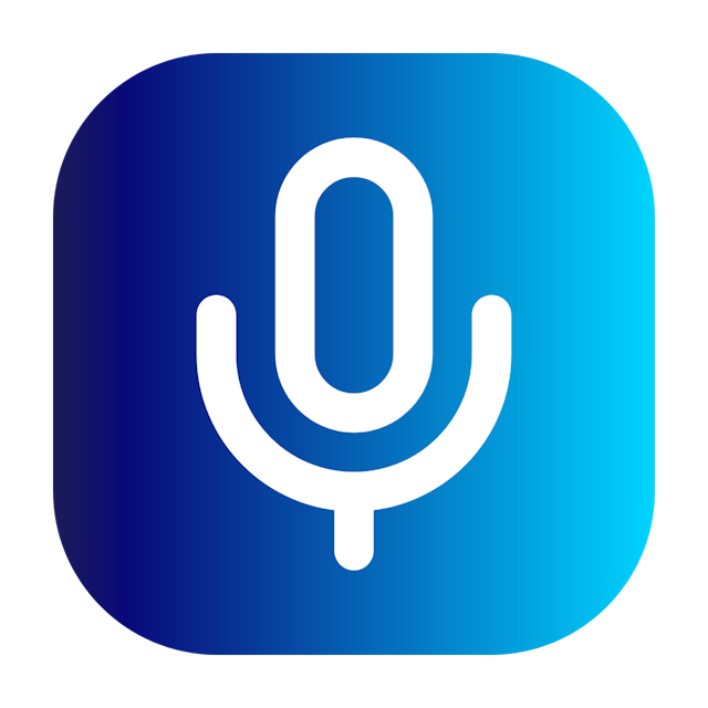 Mic icon for Mobile App logo