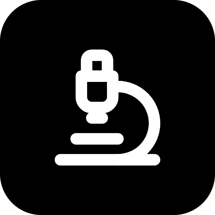 Microscope icon for Job Board logo