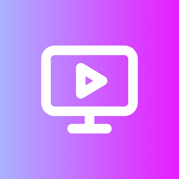 Monitor Play icon for SaaS logo