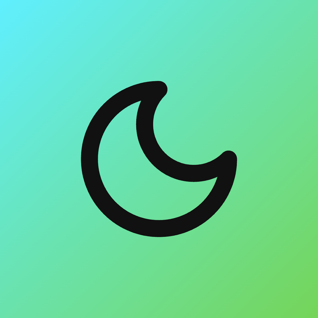Moon icon for Clothing logo