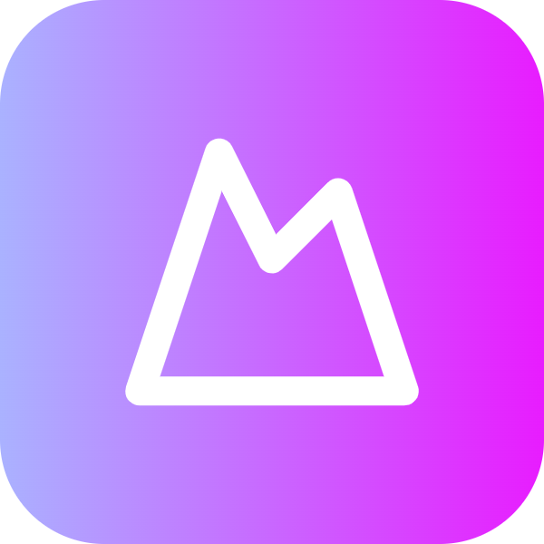 Mountain icon for Photography logo