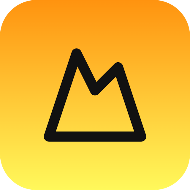 Mountain icon for Hotel logo