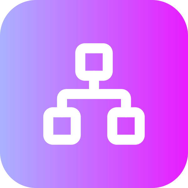 Network icon for Website logo