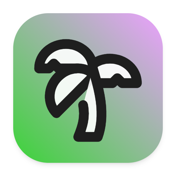 Palmtree icon for Hotel logo