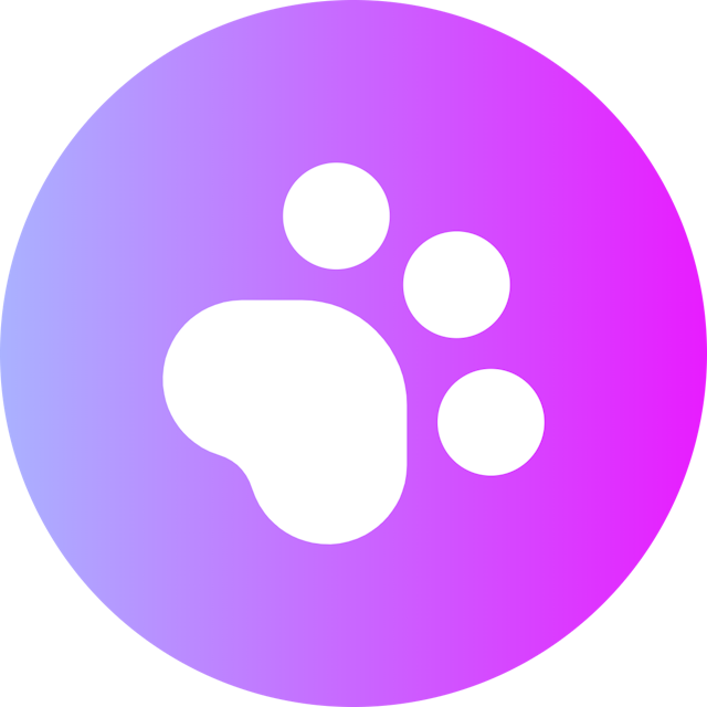 Paw Print icon for Photography logo