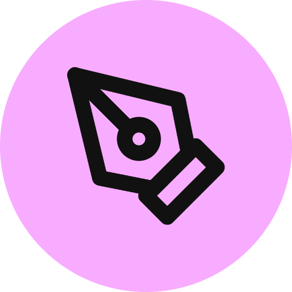 Pen Tool icon for Ecommerce logo