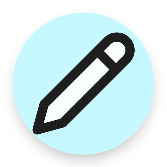 Pencil icon for SaaS logo