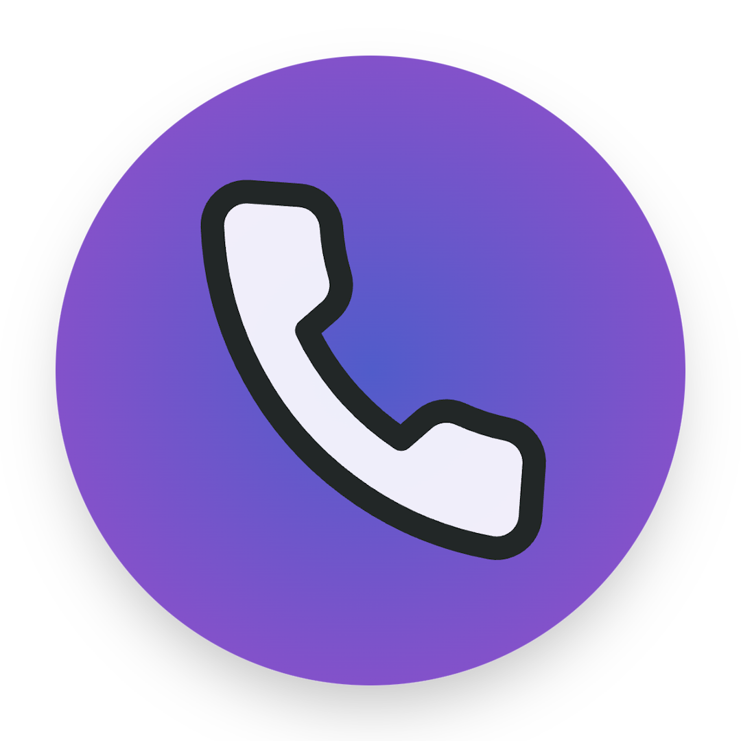 Phone icon for SaaS logo