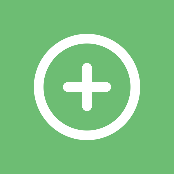 Plus Circle icon for Mobile App logo