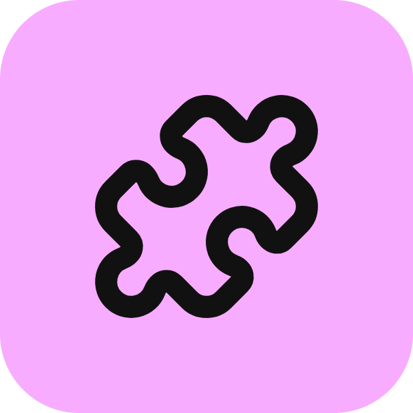 Puzzle icon for Game logo