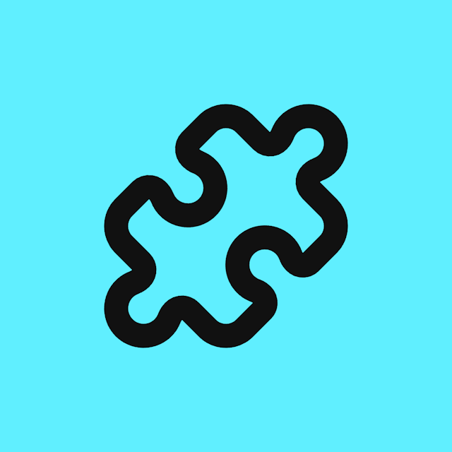 Puzzle icon for SaaS logo