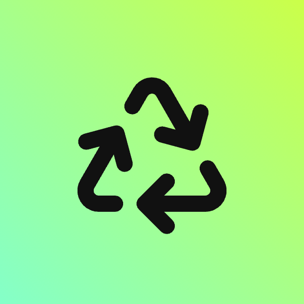 Recycle icon for Marketplace logo