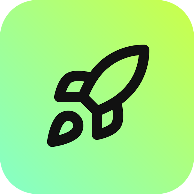 Rocket icon for Blog logo