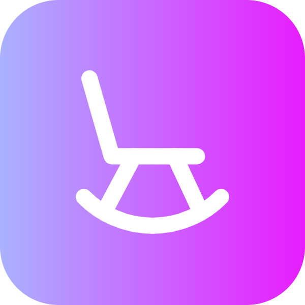 Rocking Chair icon for Ecommerce logo