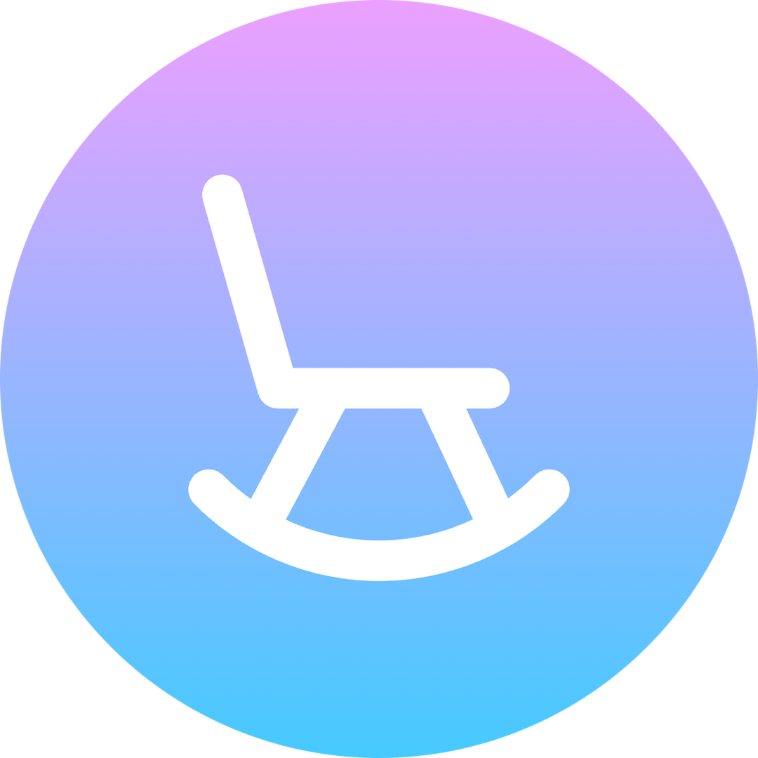 Rocking Chair icon for Bank logo