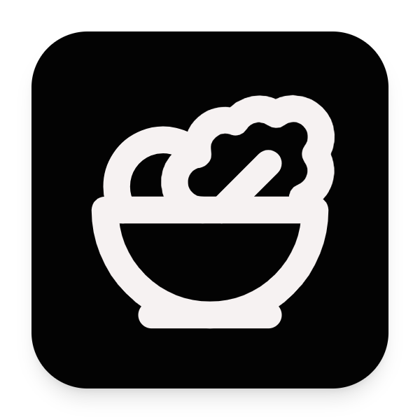 Salad icon for Mobile App logo