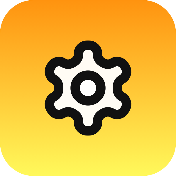 Settings icon for Ebook logo