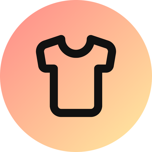 Shirt icon for Ecommerce logo