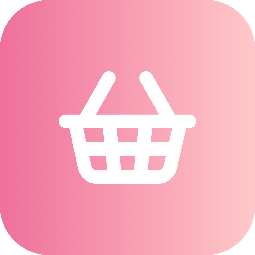 Shopping Basket icon for Restaurant logo