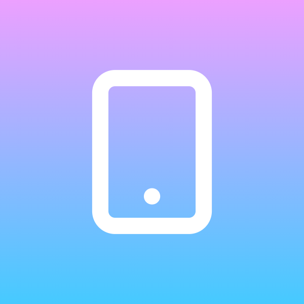 Smartphone icon for Mobile App logo