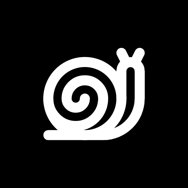 Snail icon for Photography logo