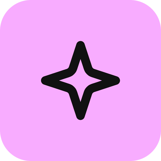Sparkle icon for Ecommerce logo