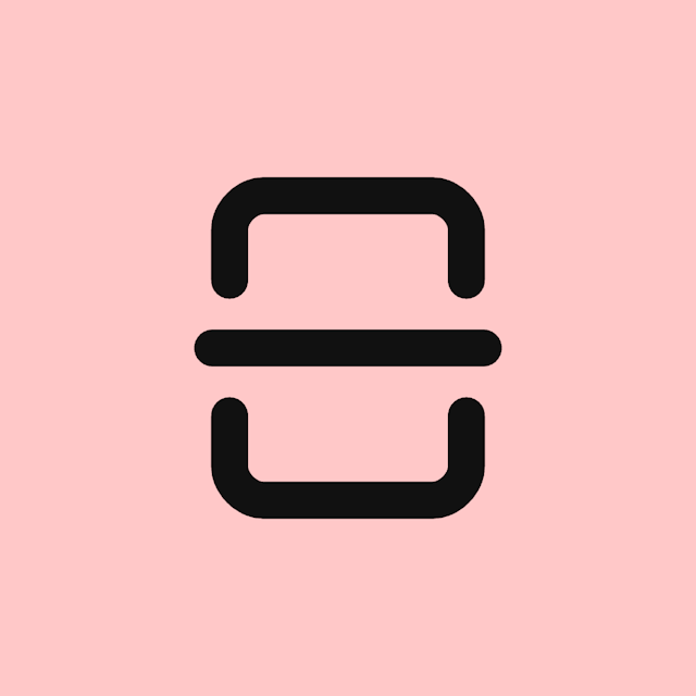 Split Square Vertical icon for SaaS logo
