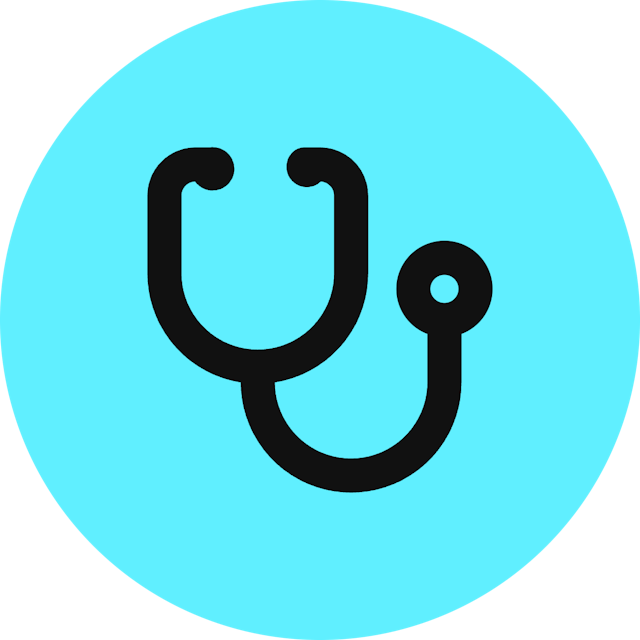 Stethoscope icon for Pharmacy logo
