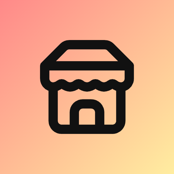 Store icon for Ecommerce logo