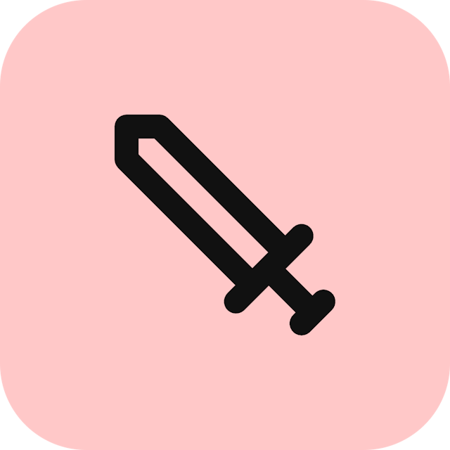 Sword icon for Video Game logo