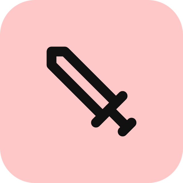 Sword icon for Podcast logo