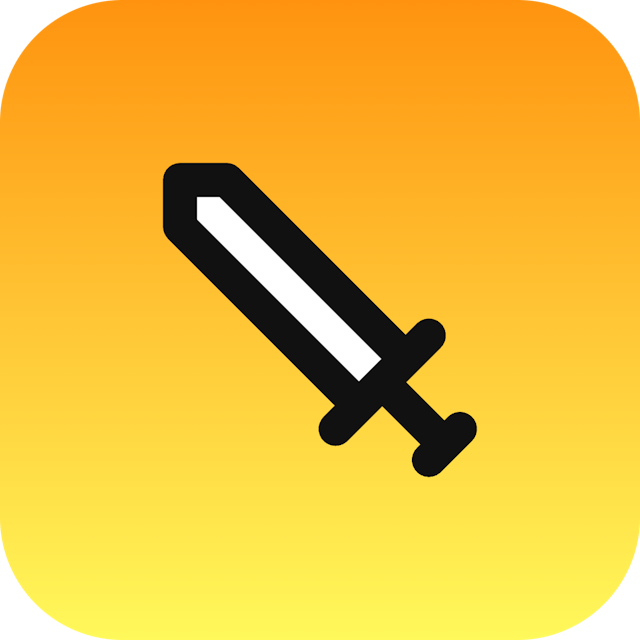Sword icon for Photography logo
