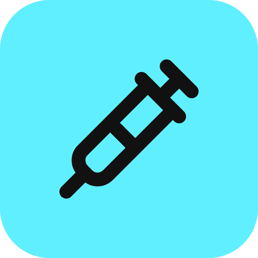 Syringe icon for Dating Site logo