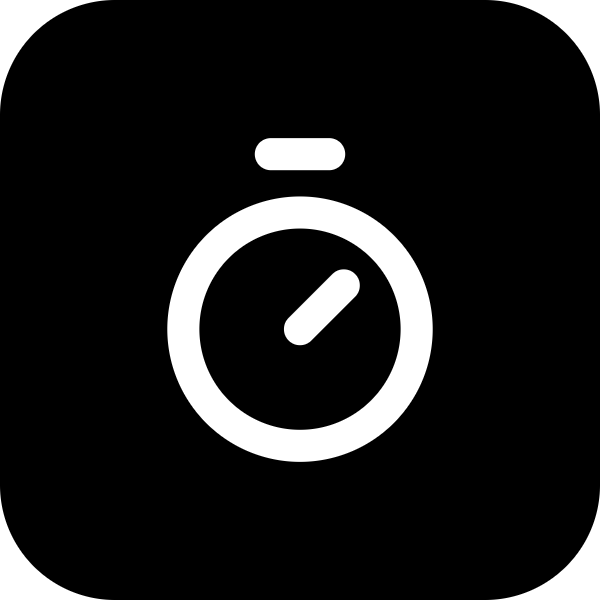 Timer icon for SaaS logo