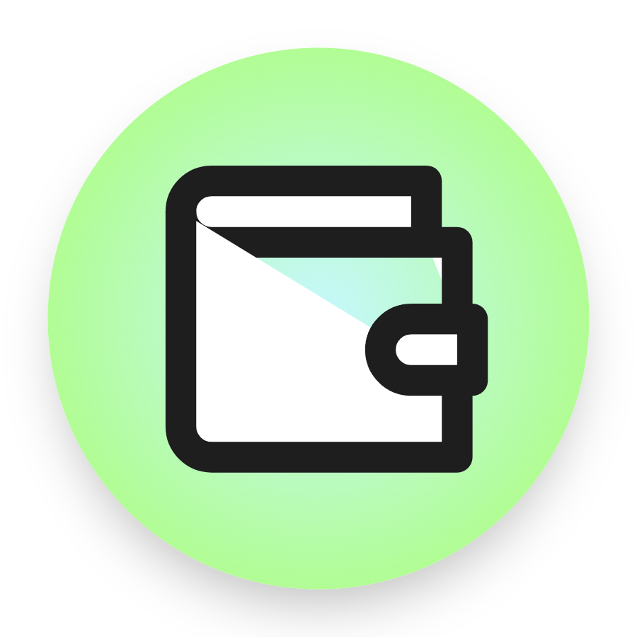 Wallet icon for SaaS logo