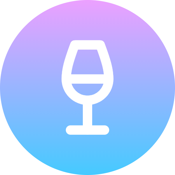 Wine icon for Bar logo