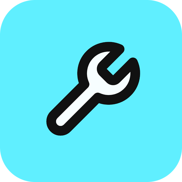 Wrench icon for SaaS logo